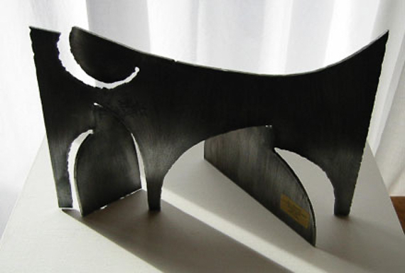 Man & Beast. Steel Sculpture